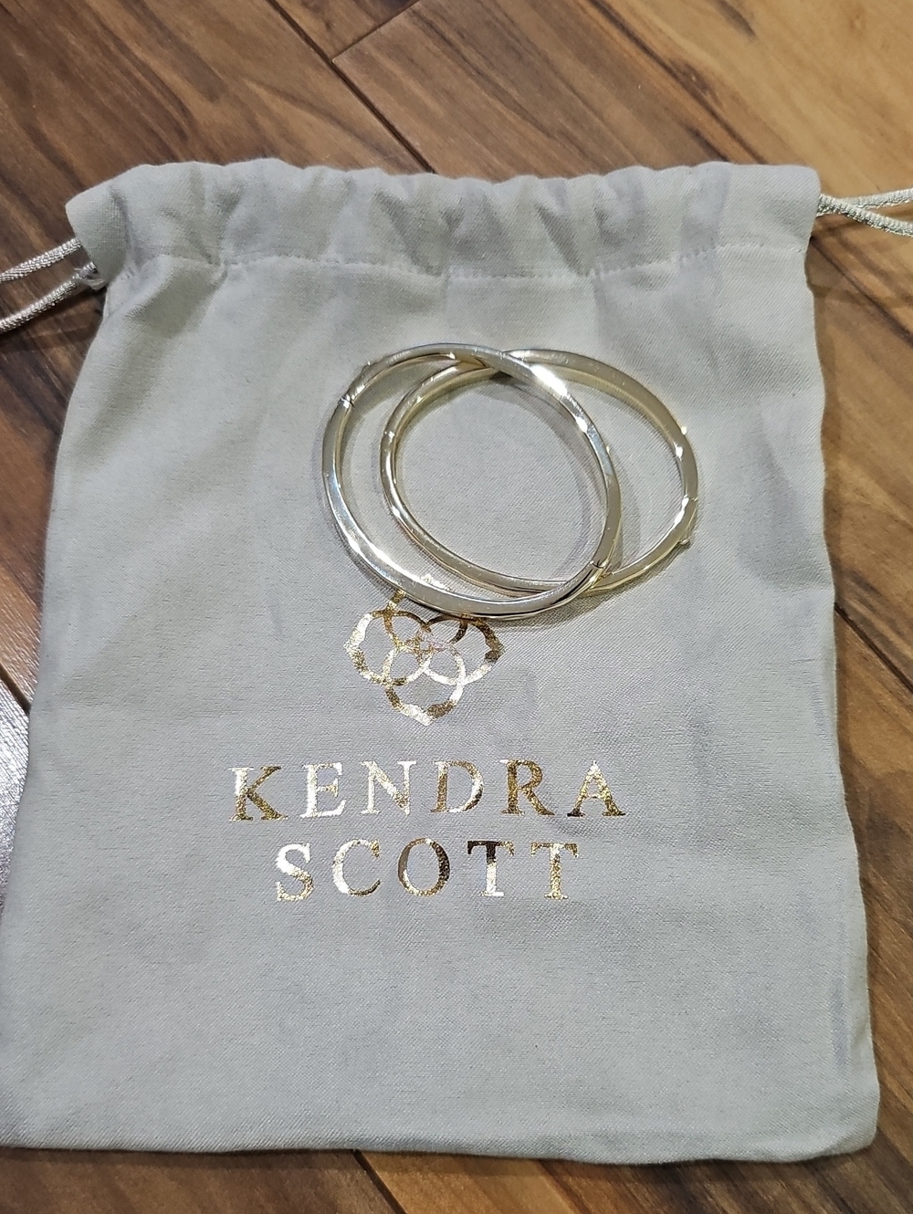 Kendra Scott Gold Tone Hoop Bangle Set